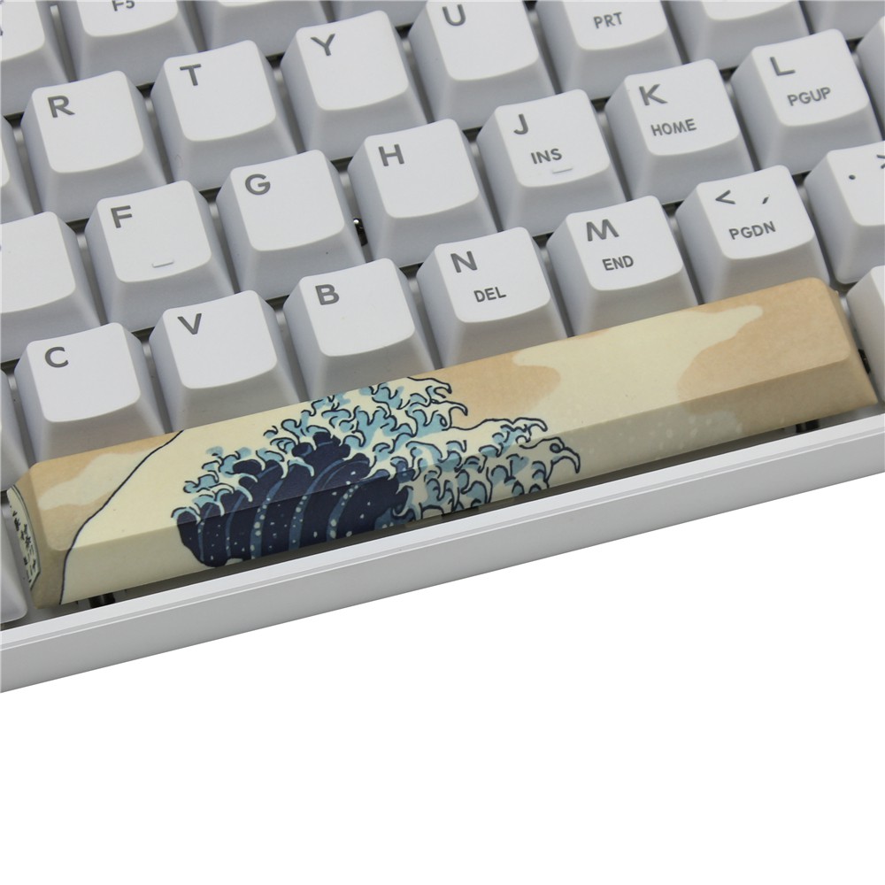PBTFans Cookies 'n Creme Base Spacebar ISO-UK Keycaps | CandyKeys