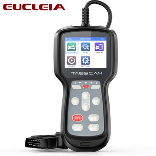 Eucleia TabScan A411 เครื่องสแกนเนอร์วิเคราะห์ OBD2 DTC Lookup Erase MIL ตรวจสอบรหัสยานยนต์