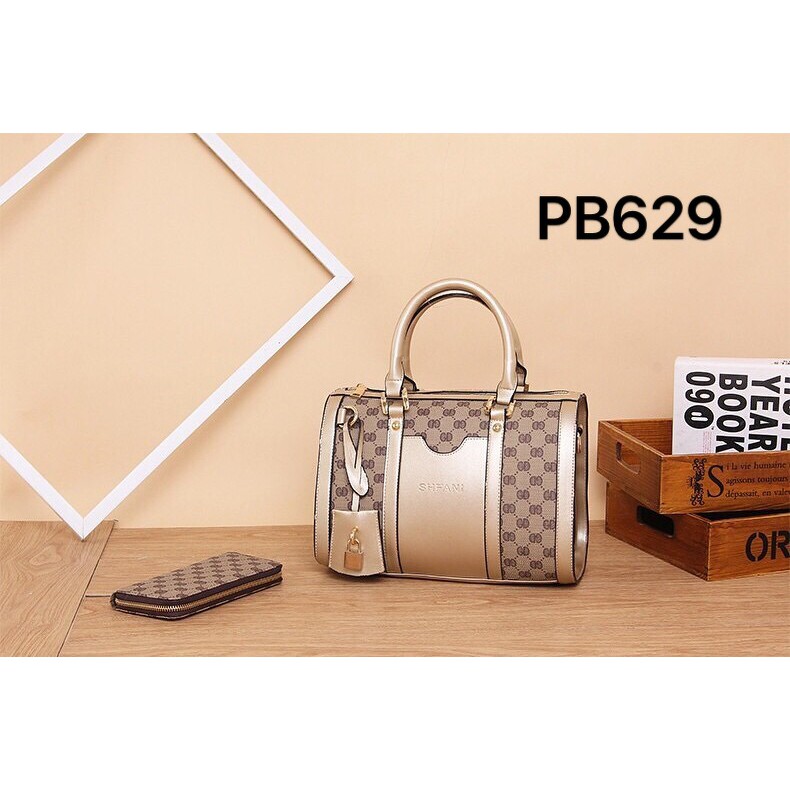 pb629-กระเป๋าเซตหลายใบ-ดูผู้ดีไฮโซมาก-ผลิตจาก-pu