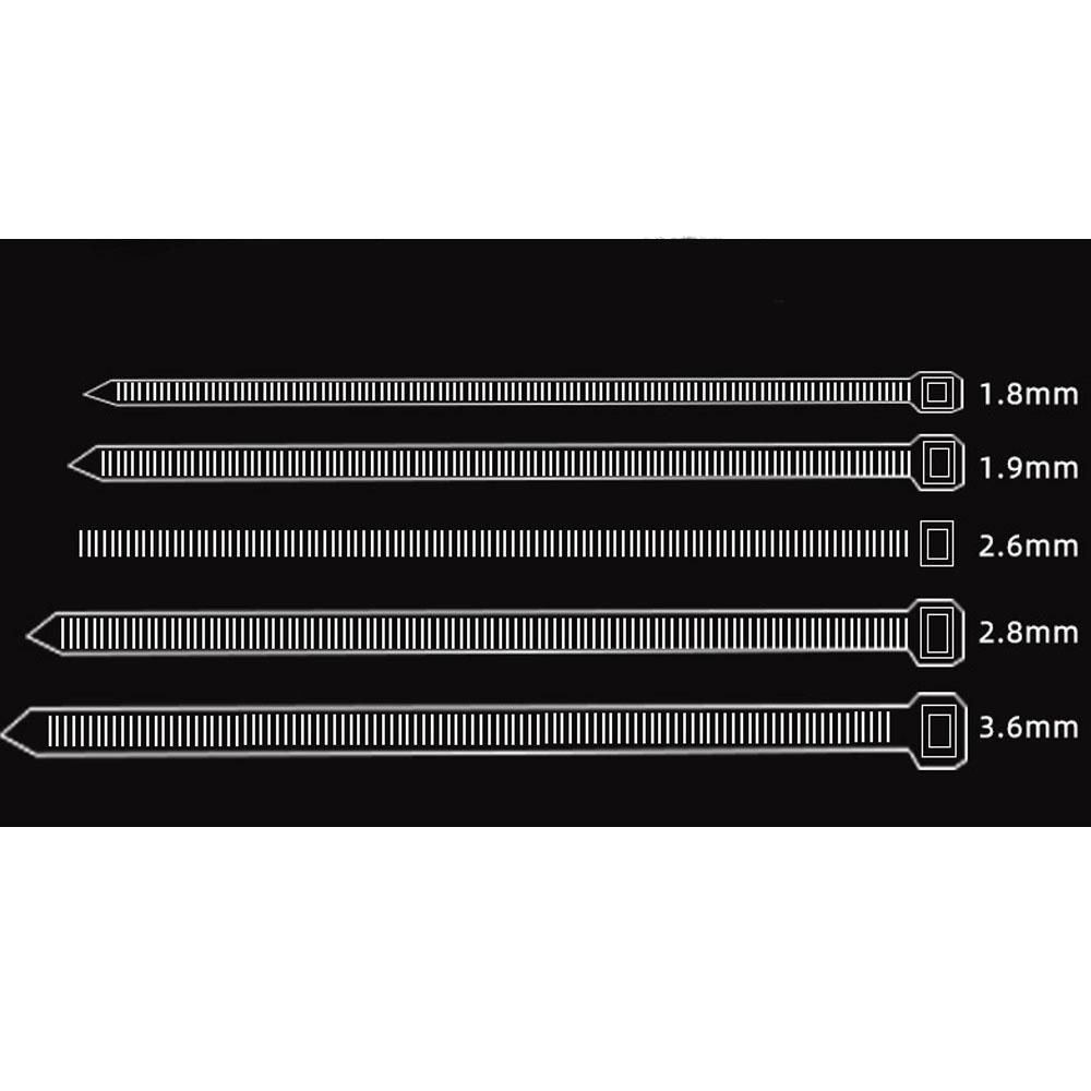 เคเบิ้ลไทร์-สายรัด-สายเคเบิ้ลไทร์-cable-ties-หนวดกุ้ง-มีหลายไซร์ให้เลือก