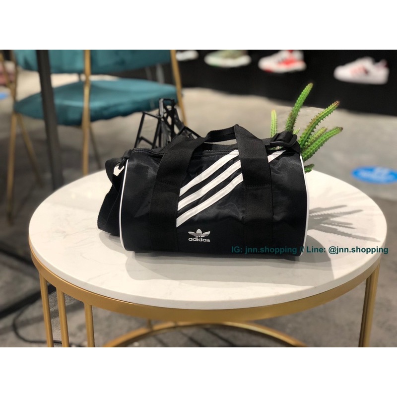 Adidas Mini Nylon Duffel Bag Black Shopee Thailand
