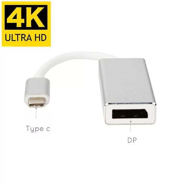 ภาพหน้าปกสินค้าUSB-C USB 3.1 TYPE-C TO DP Display Port Converter สายเคเบิล 10Gbps 4K 30HZ 1080P 60HZ AV สายไฟสำหรับ แมคbook Air 12 จากร้าน banny.it บน Shopee