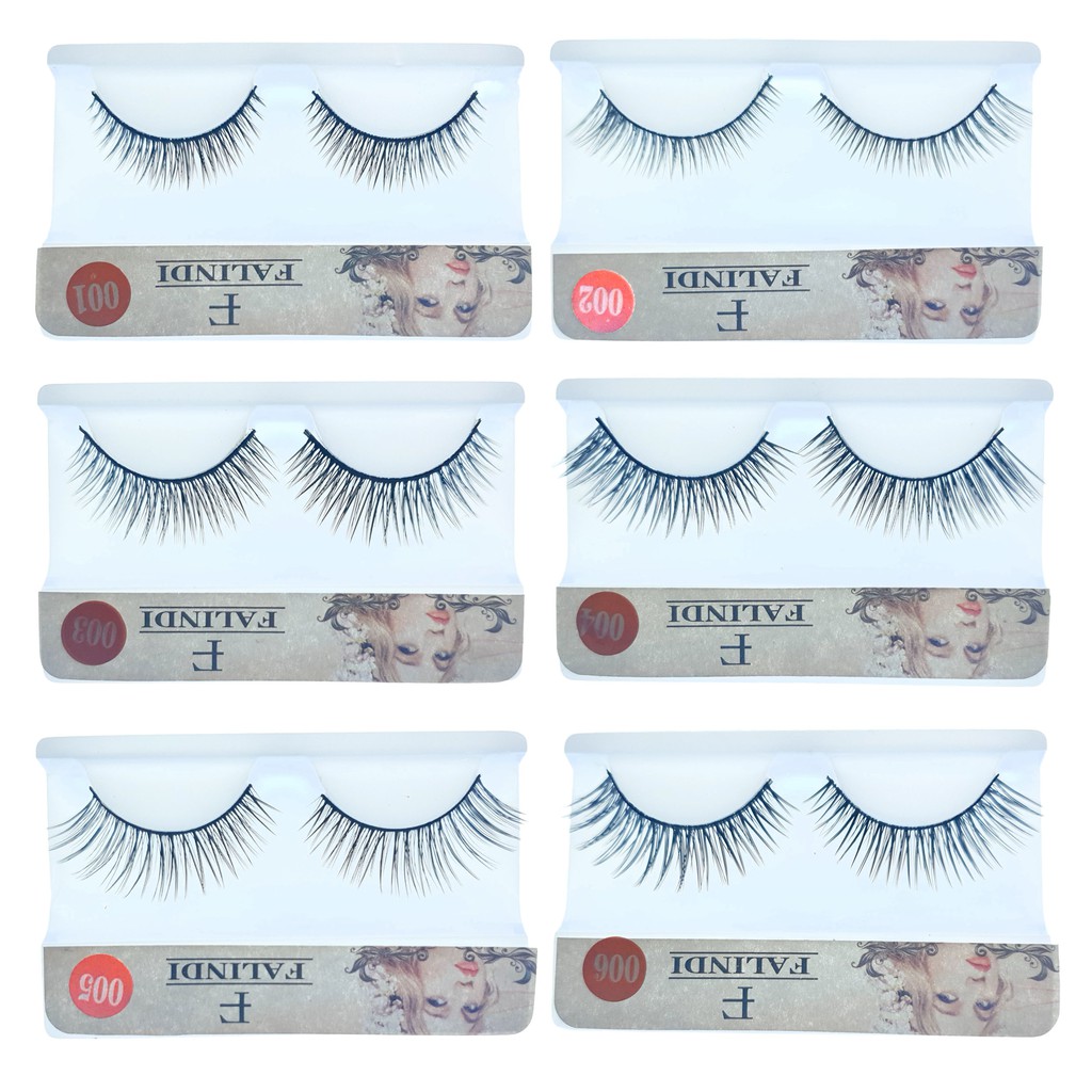 ภาพหน้าปกสินค้าพร้อมส่ง FALINDI  ขนตาปลอม 3 มิติ นิ่มแบบ ขนตาธรรมชาติ eyelashes 10 คู่ 70 1คู่ 8 จากร้าน low_price1234 บน Shopee