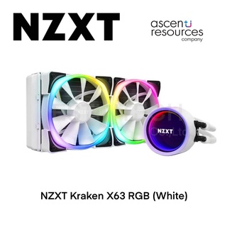 CPU LIQUID COOLER (ระบบระบายความร้อนด้วยน้ำ) NZXT KRAKEN X63 RGB (White) ของใหม่ประกัน 6ปี