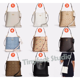 Coach CA177 CA582 CA583 CB602 CB601 Mollie Bucket Bag 22 Women Crossbody Sling Shoulderกระเป๋าถือ 177 582 583 602 601