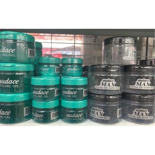 เจลใส่ผมออด๊าซ Audace รุ่นดั้งเดิม(สีเขียว)/ Superhold(สีดำ)อยู่ทรงนาน ใหญ่ 200 กรัม / เล็ก 100 กรัม (ราคาพิเศษคุ้มสุดๆ)