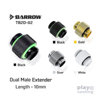 ภาพหน้าปกสินค้าBarrow Dual Male G1/4\" Extender black (10mm) (ข้อต่อเพิ่มความยาว จัดส่งในไทย รับประกัน 1ปี) ที่เกี่ยวข้อง