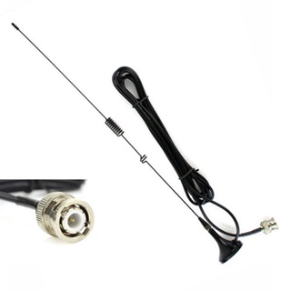 Car Magnetic Mobile Radio BNC VHF/UHF Antenna Dual Band Compatible For Nagoya UT-106UV IcoM Radio