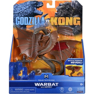 Playmates Monsterverse Godzilla vs Kong ไม้ตีนตะขาบ รูปหัวกะโหลกมอนสเตอร์ 6 นิ้ว