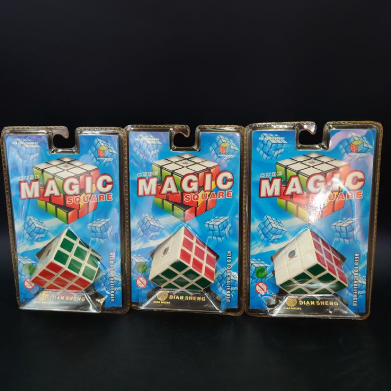 ลดราคาล้างสต๊อก-รูบิค-magic-3x3x3-ราคาถูก-dian-sheng-อยู่ในซีลพลาสติกแข็งอย่างดี-พร้อมส่ง-มีจำนวนจำกัด-หมดแล้วหมดเลย