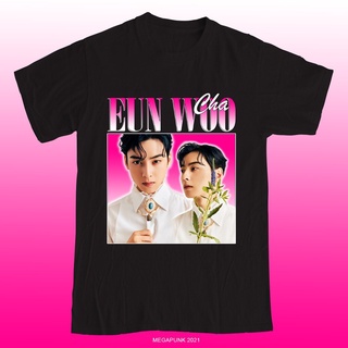 เสือยืดผู้ชาย CHA EUN WOO HOMAGE TEEStreetwear ผู้ชายเสื้อยืดผู้หญิง