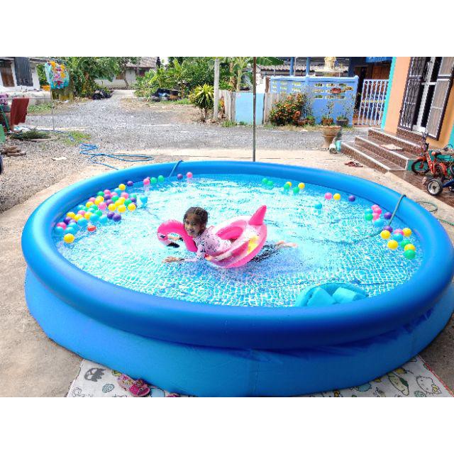 meemeebaby-easy-set-pool-สระน้ำขนาดใหญ่-intex-28130-12-ฟุต