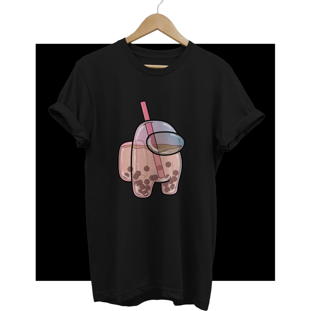 เสื้อยืดผ้าฝ้ายพิมพ์ลาย-เสื้อยืด-เสื้อยืด-ลาย-bubble-drink-type-10-cliantha06