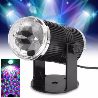 ไฟดิสโก้เทค ไฟเทค ไฟเธค ไฟดิสโก้ ไฟปาร์ตี้ LED Mini Stage Light สีดำ