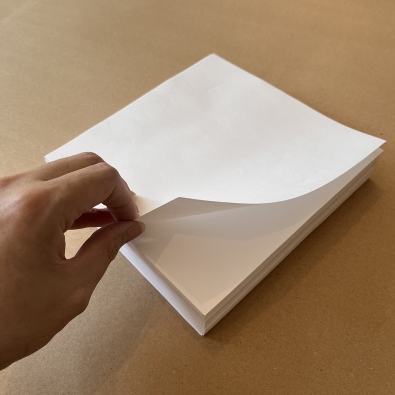 ภาพหน้าปกสินค้ากระดาษรองของทอด กระดาษโรตี กระดาษซับมัน เนื้อสีขาว 250 แผ่น จากร้าน sundayprint บน Shopee