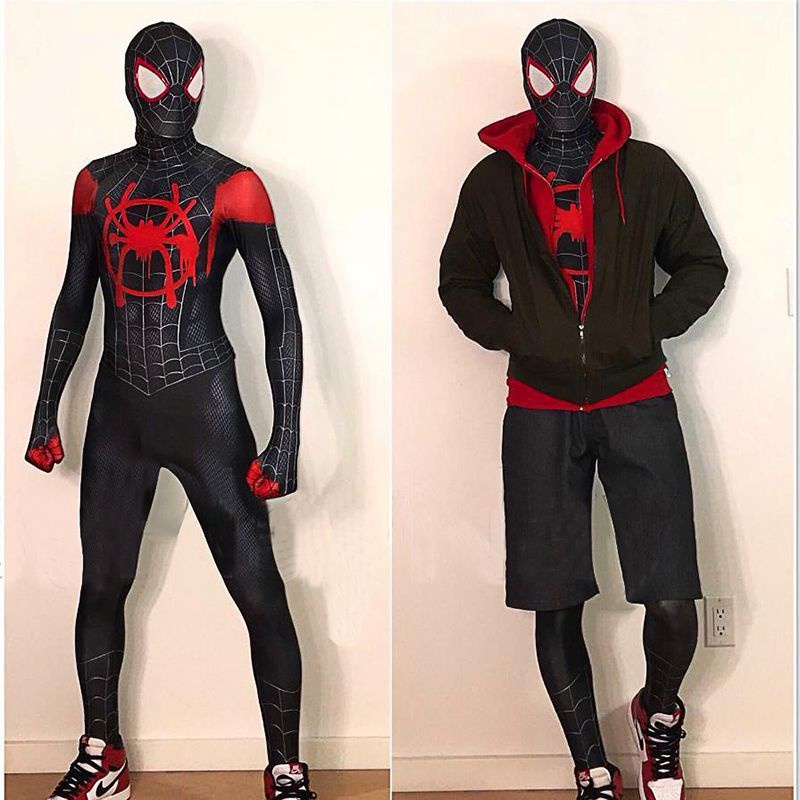 ภาพหน้าปกสินค้าSpider-Man No Way Home Costume Spiderman Superhero Suit Cosplay Costume Jumpsuit For Kids And Adults จากร้าน korentrending.th บน Shopee