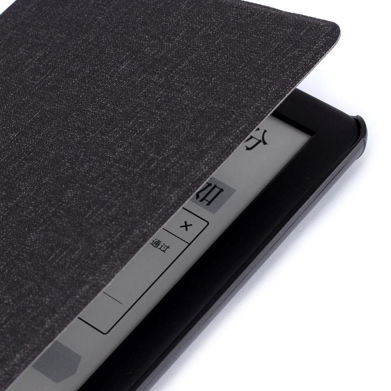 ev-ปกหนัง-pu-ลายผ้าพลิก-ebook-สําหรับ-amazon-kindle-auto-sleep-e-reader-cover