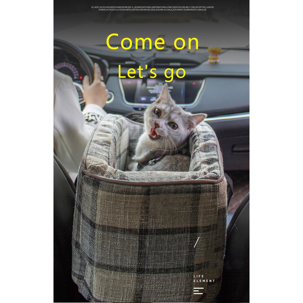 ภาพสินค้าคาร์ซีทสุนัข คาร์ซีทแมว กระเป๋าแมว กระเป๋าสัตว์เลี้ยง กระเป๋าสุนัข กระเป๋าสัตว์ เบาะ หมา ใน รถยนต์ dog car seat จากร้าน pethall.th บน Shopee ภาพที่ 8