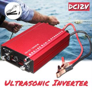 อินเวอร์เตอร์ไฟฟ้าอัลตราโซนิก DC12V พลังงานสูง 98000W ขนาด 17*11*4 ซม. สําหรับตกปลา
