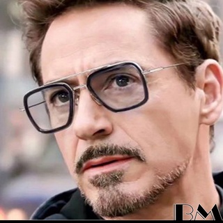 แว่นตากันแดด ทรงสี่เหลี่ยม ลาย Avengers Tony Stark Flight สไตล์ไอรอนแมน สําหรับผู้ชาย 3