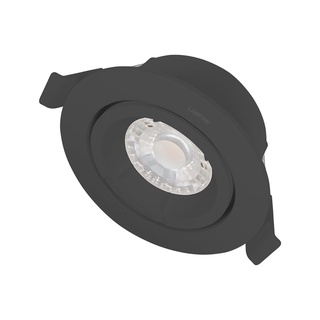 Chaixing Home โคมดาวไลท์หน้ากลม 3.5 นิ้ว LED 5W WW LAMPTAN รุ่น Full Set 5W RD สีดำ