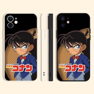 Detective Conan เคสไอโฟน 7 8 plus se2020 8พลัส Xr Xs X max เคส iPhone 13 12 11 pro max Anime phone case นิ่ม