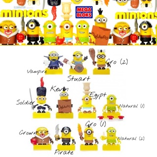 ‼️ลิขสิทธ์แท้‼️ MEGA BLOKS MINION SERIES 3 มินเนี่ยแกะซองเชคทุกตัว