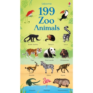DKTODAY หนังสือ USBORNE 199 ZOO ANIMALS (AGE 2+)