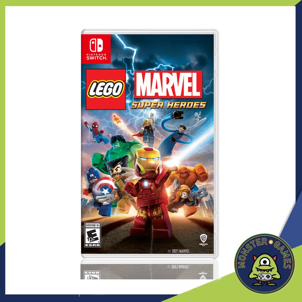 ภาพหน้าปกสินค้าLEGO Marvel Super Heroes Nintendo Switch game แผ่นแท้มือ1   (Lego Marvel Super Hero Switch)