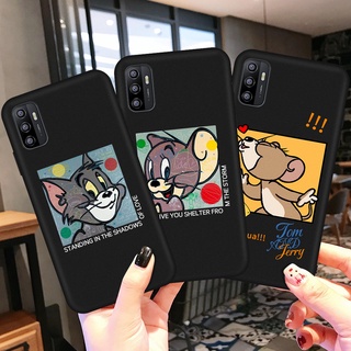 เคสโทรศัพท์มือถือ TPU ผิวด้าน กันตก ลายการ์ตูนแมว และหนู สําหรับ Redmi 9A 9 Xiaomi Redmi 5 Plus 8 8A 7 7A Redmi 6 6A 5 5A 4A 4X M075