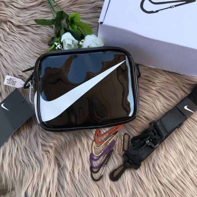 Nike Original Authentic mini Swoosh PVC Sling Bag 2019 Shopee Thailand