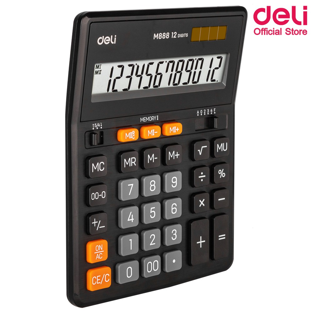 deli-m888-calculator-12-digit-เครื่องคิดเลขแบบตั้งโต๊ะ-12-หลัก-รับประกันนาน-3-ปี-เครื่องคิดเลขตั้งโต๊ะ-เครื่องคิดเงิน