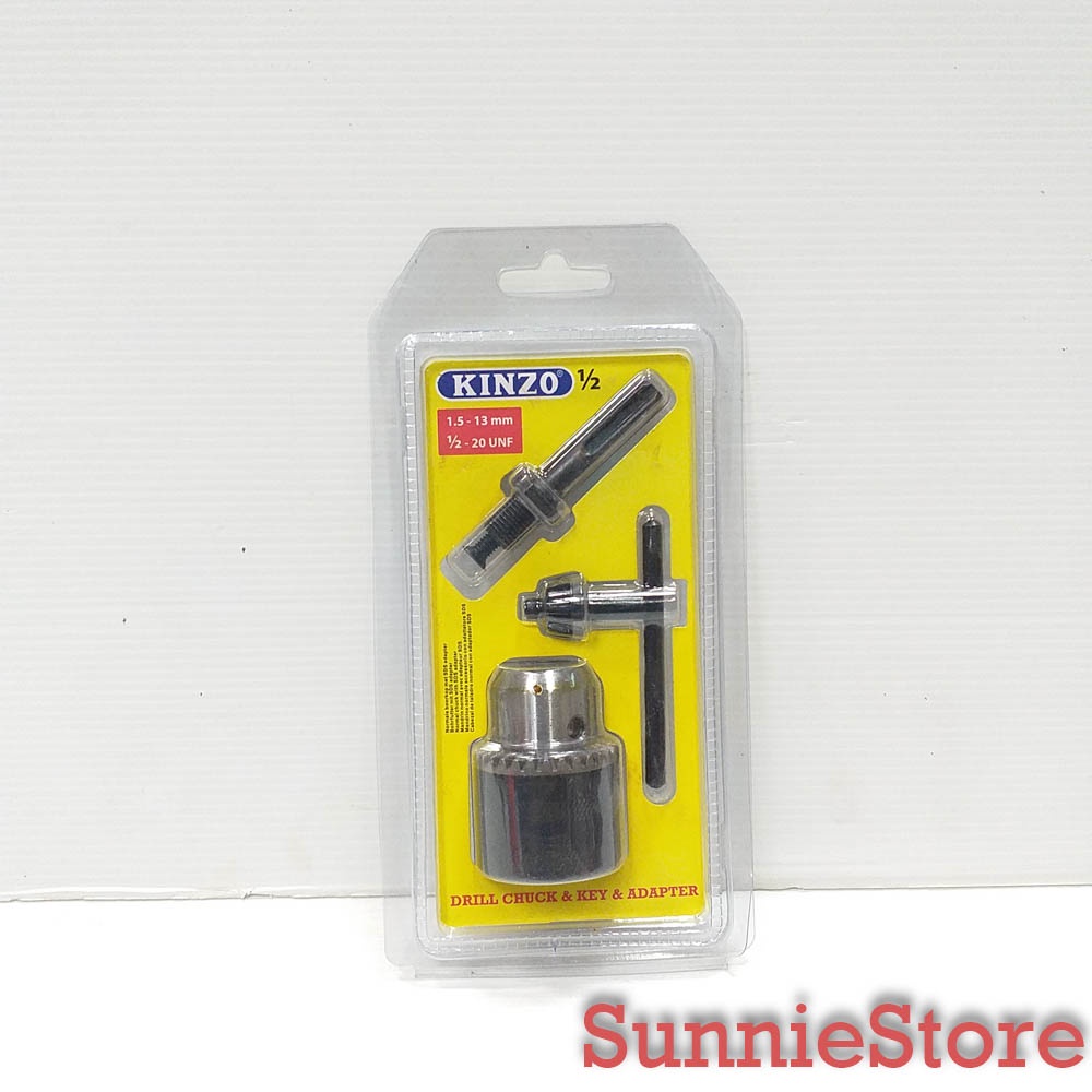 Kinzo หัวสว่าน ขนาด 2-4 หุน หัวจับดอกสว่าน DRILL CHUCK WITH KEY ...