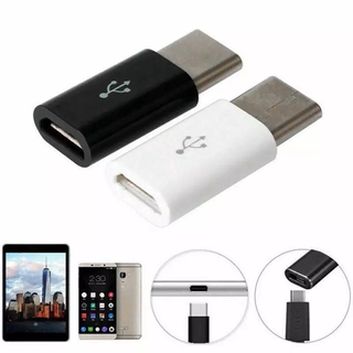 Micro Usb To Usb C อะแดปเตอร์แปลงสายเคเบิ้ลชาร์จแบตเชื่อมต่อข้อมูล Type - C