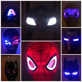 ของเล่น หน้ากาก มีไฟ  ฮีโร่อเวนเจอร์ Mask Avengers hero