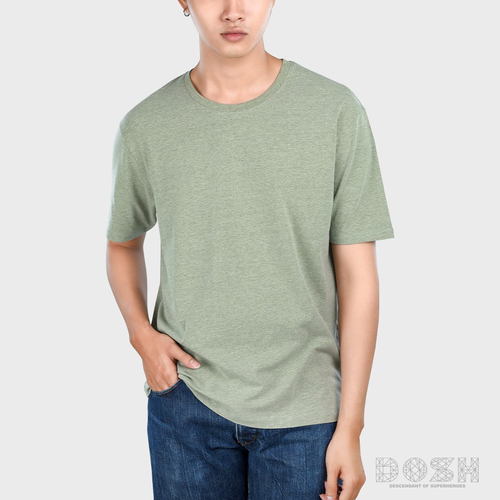 dosh-basic-t-shirtsเสื้อยืด-คอกลม-แขนสั้น-สีเขียว-fumt5001-lg