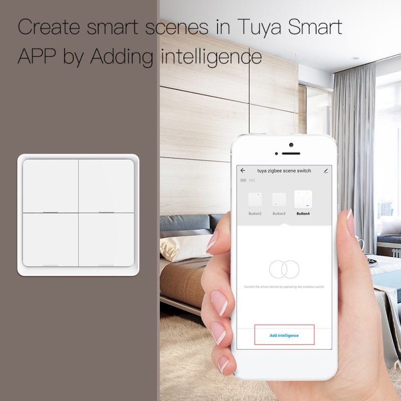 tuya-zigbee-สวิตช์ฉากไร้สายอัจฉริยะการเชื่อมโยงฉากอัจฉริยะ-tuya-smart-app-ควบคุมปุ่มเครื่องกลอายุการใช้งานแบตเตอรี่ยาวนาน-flower