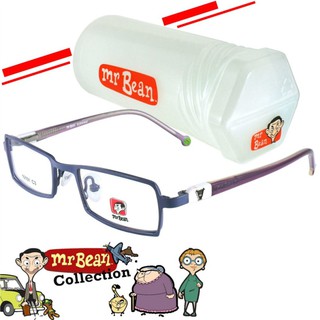 Mr Bean แว่นตาเด็ก  4-8 ปี รุ่น 10101 C-3 สีม่วง(ขาสปริง)
