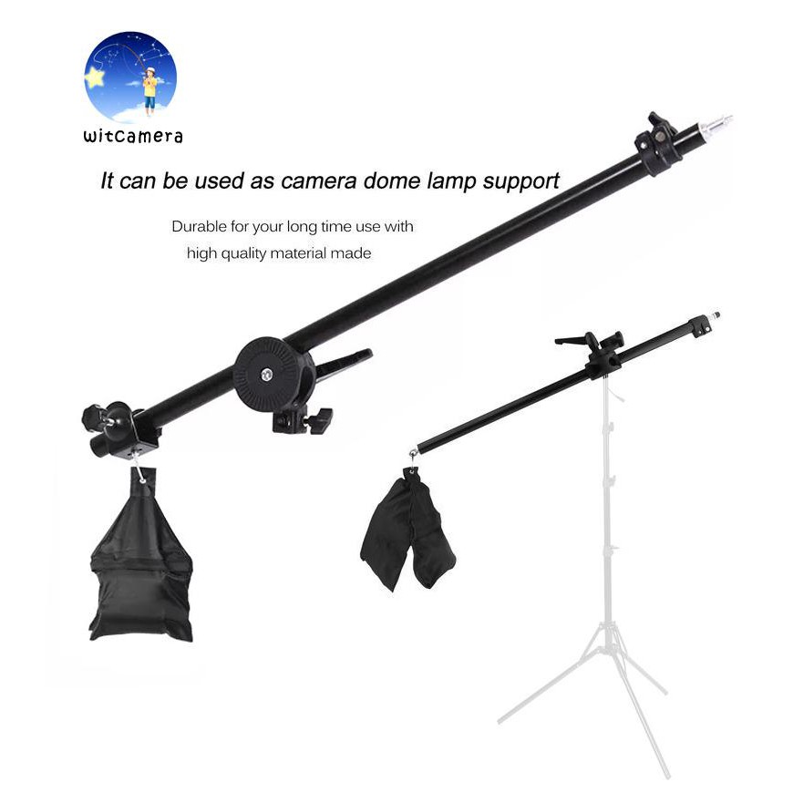 ภาพหน้าปกสินค้ากล้องถ่ายรูปแขนขาตั้งแขน Camera Cross Arm Telescopic Boom Arm รุ่น Photo Stand Top Light Support