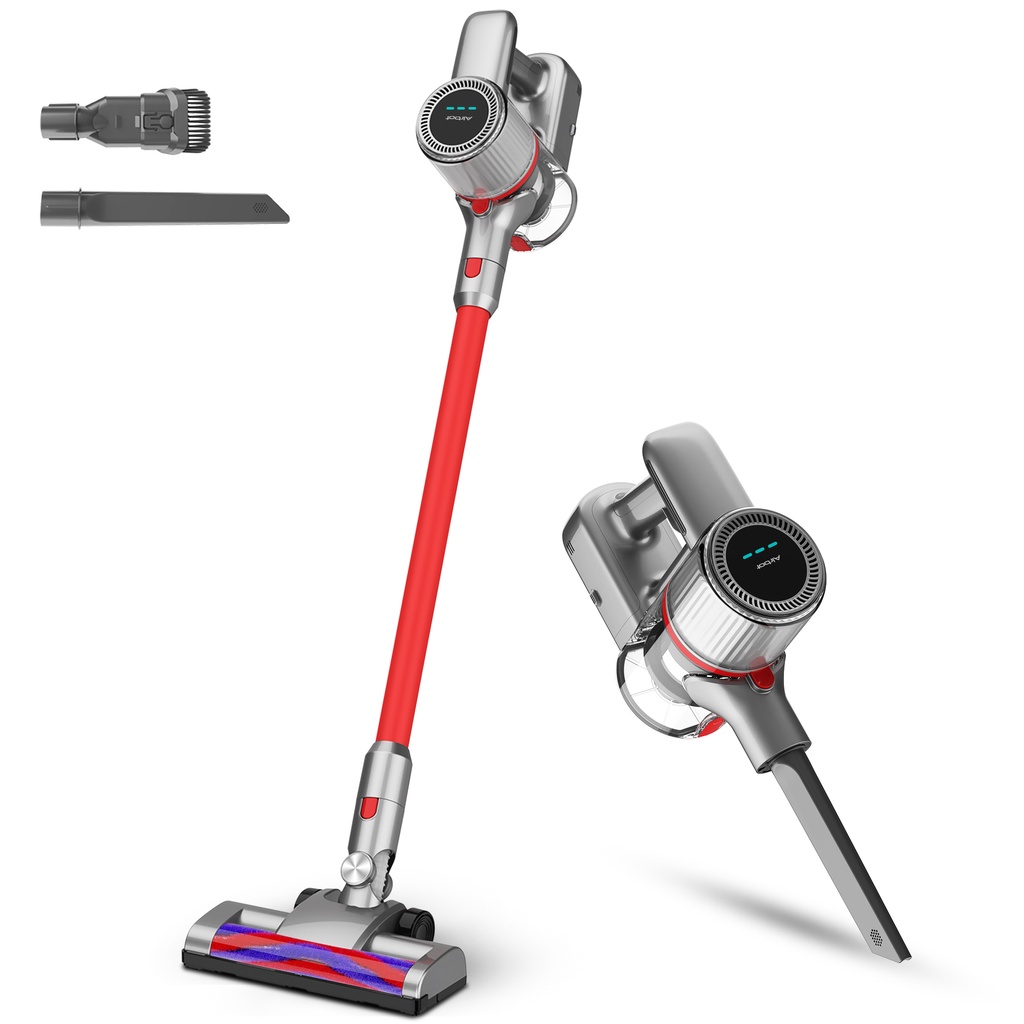 ภาพหน้าปกสินค้าAirbot เครื่องดูดฝุ่นไร้สาย Supersonics3.0/Aura อัพเกรด Stick Vacuum Cyclone Boost เครื่องดูดฝุ่นมือถือ (สีแดง) จากร้าน airbot บน Shopee