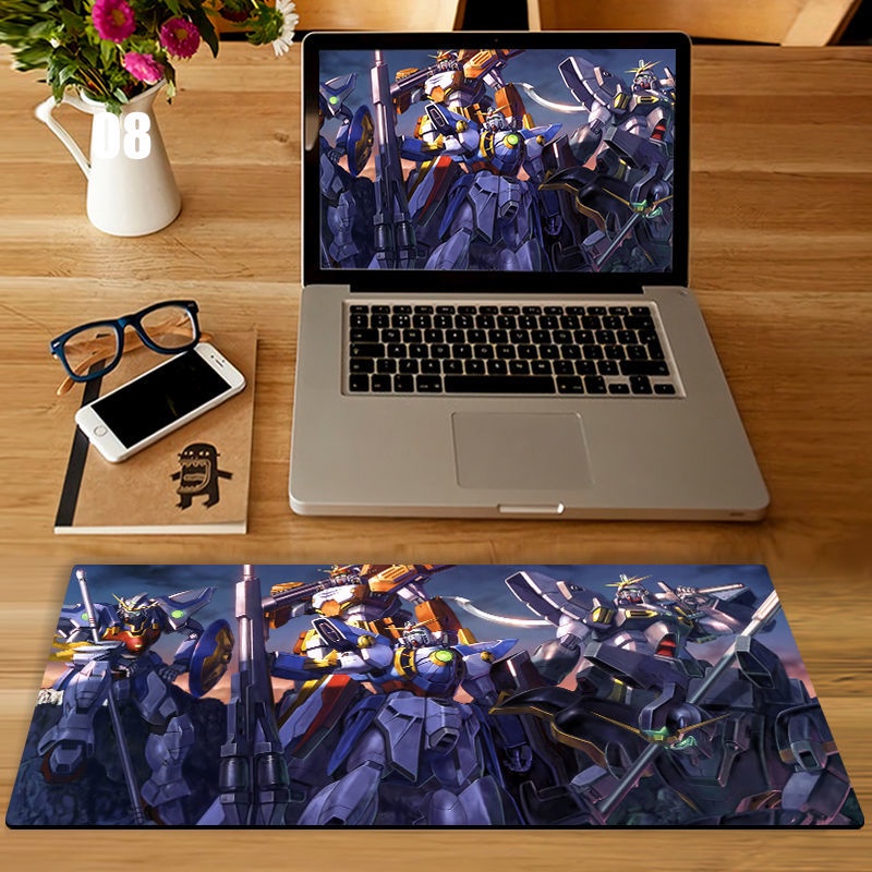 แผ่นรองเมาส์-แผ่นรองเมาส์เกมมิ่ง-gundam-animation-ลายการ์ตูน-เมาส์คอมพิวเตอร์-ขนาด-800x300mm