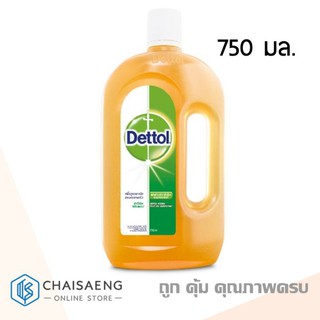 Dettol เดทตอล ผลิตภัณฑ์ฆ่าเชื้อโรคเอนกประสงค์ 750 มล.