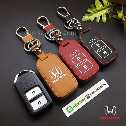 ซองหนังแท้ รุ่น Exta HONDA HR-V,CR-V,BR-V,JAZZ,Cit/RS Smart Key 2 ปุ่ม ...
