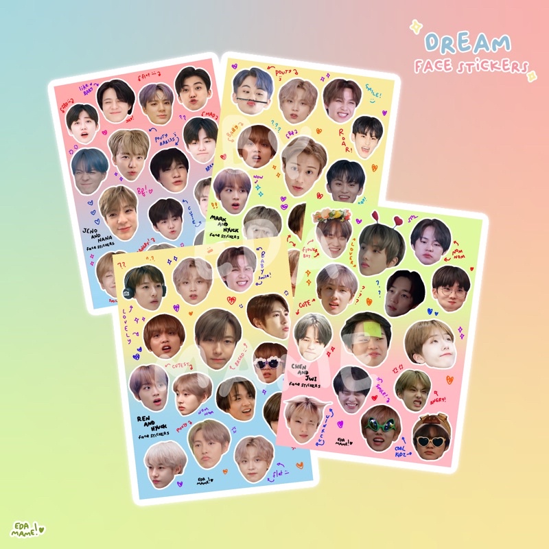 Dream FACE STICKERS by edamame2313 | Shopee Thailand