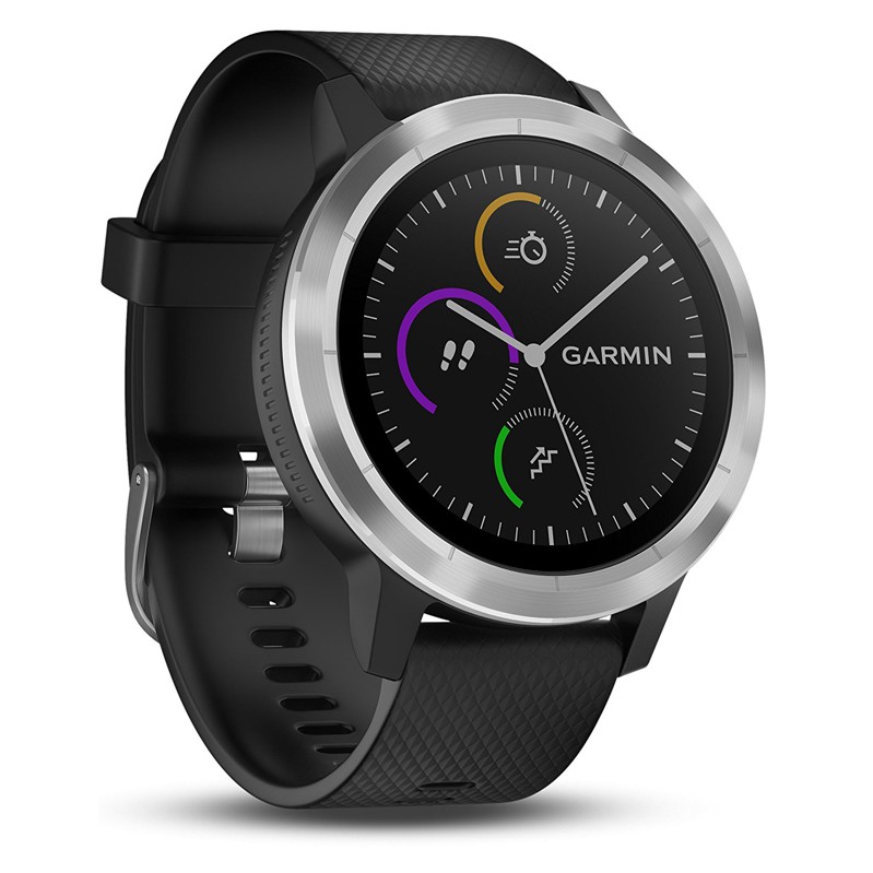 สายนาฬิกาซิลิโคนเปลี่ยนสายนาฬิกาสำหรับนาฬิกา-garmin-vivoactive-3-smart-watch