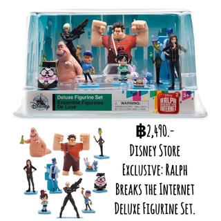 Disney Store Exclusive: Ralph Breaks the Internet Deluxe Figurine Set.
