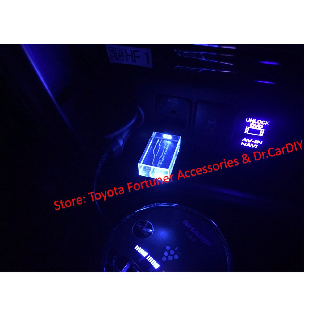 usb-flash-drive-sandisk-16gb-all-new-toyota-fortuner-logo-ไฟสีน้ำเงิน