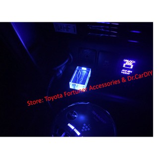 USB flash drive (Sandisk) 16GB All New Toyota Fortuner Logo ไฟสีน้ำเงิน