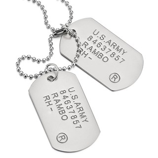 สร้อยคอ U.S. ARMY Dog Tag