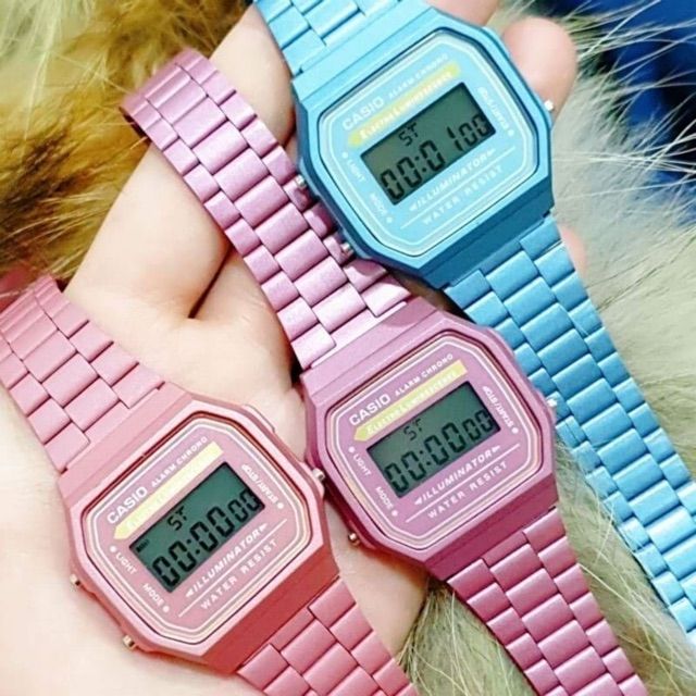 นาฬิกา-casio-ท็อปมิลเลอร์-สายเลสระบบ-digital-ถูกสุดๆไม่ซื้อไม่ได้แล้ว